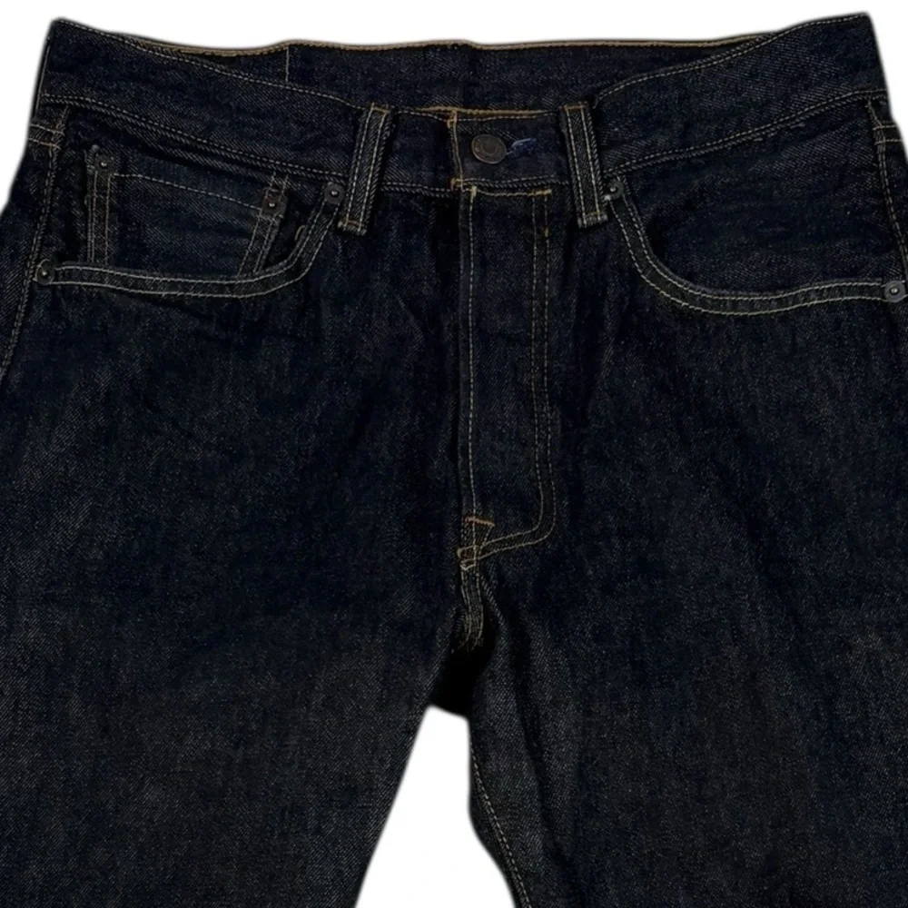 Levi's Men's 501 XX Original Shrink to Fit Button Fly Jeans in Black- Size 32x30